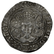 1477-1480 Silver Groat Fourpence Coin Edward IV mm Pierced Cross