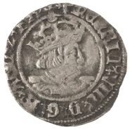 Henry VIII Silver Half Groat Twopence Fine