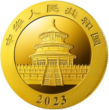 2023 15g Chinese Panda Gold Coin