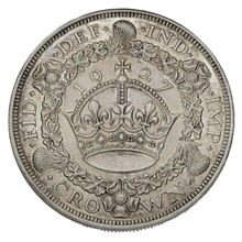 1927 Silver Crown Coin George V Wreath