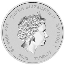 2022 Bart Simpson Tuvalu 1oz Silver Coin