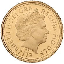 2010 Proof Gold Half Sovereign Boxed
