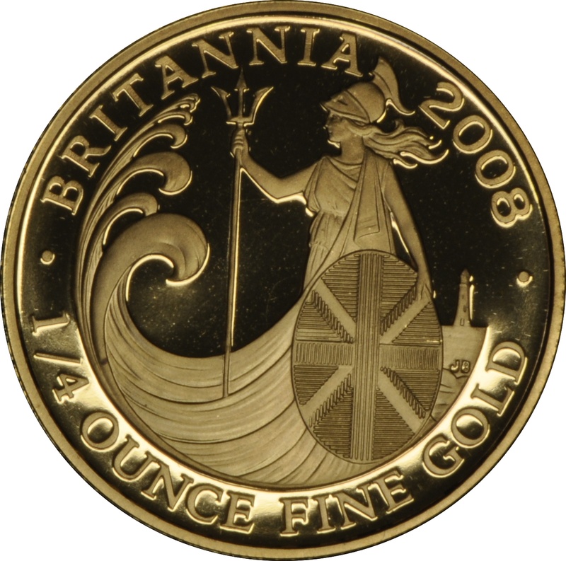 2008 Proof 1/4oz Gold Britannia Coin