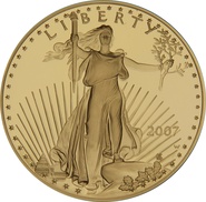 2007 Proof American Eagle Gold Coin 1oz