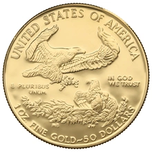 1987 Proof American Eagle Gold Coin 1oz MCMLXXXVII Boxed