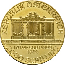 1995 Austrian Gold Philharmonic Coin 1oz