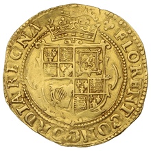 1625 Charles I Unite Gold Coin - mm Lis