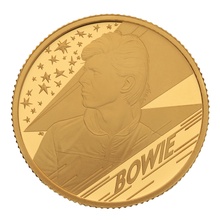 2020 Proof 1/4oz David Bowie Gold Coin Music Legends Boxed