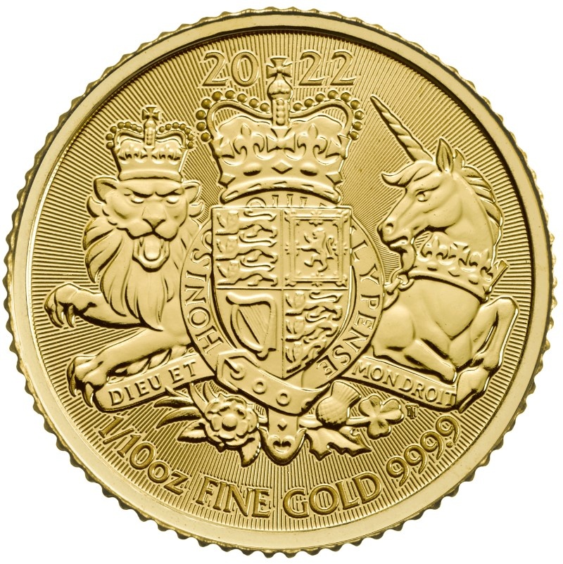 2022 1/10oz Royal Arms Gold Coin