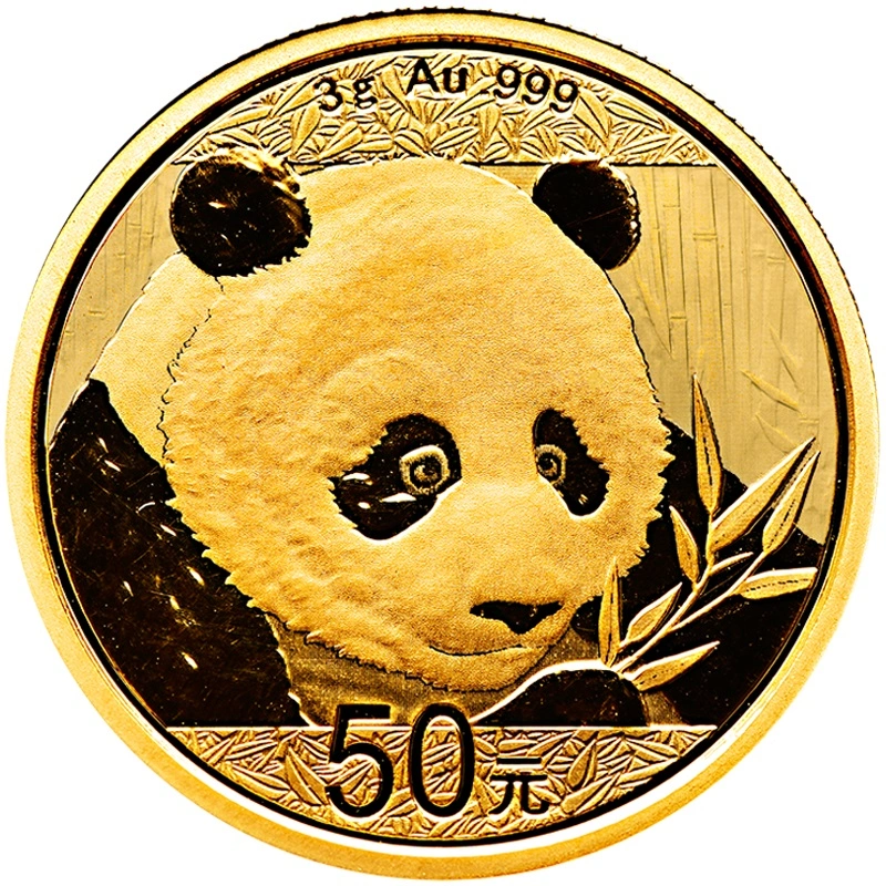 2018 3g Chinese Panda Gold Coin