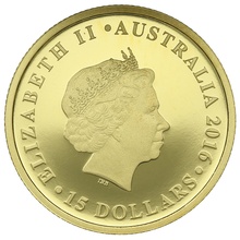 2016 Australian Gold Proof Half Sovereign - Elizabeth II Old Head