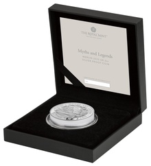 2023 Proof Merlin Silver Coin Myths & Legends 2oz Boxed