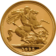 Proof Gold Half Sovereign Grade B