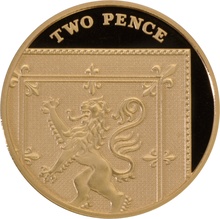 2015 Gold Proof 2p Two Pence Piece Royal Shield 5th Portrait
