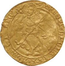 Gold Angel Coin Henry VII Fine