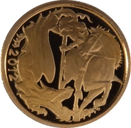 2012 Proof Gold Quarter Sovereign