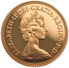 1982 Proof Gold Half Sovereign Elizabeth II Decimal Head