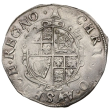 1634-1635 Silver Shilling Coin Charles I Hammered Bell