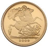 2009 Proof Gold Quarter Sovereign