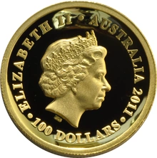 Australian Koala 2011 1oz Gold Proof coin High Relief