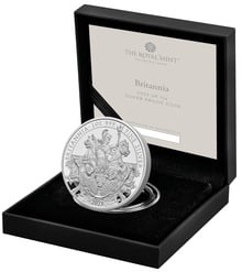 2023 Proof Silver Britannia Coin 1oz Boxed