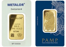1oz Gold Bars Best Value (Brand New)