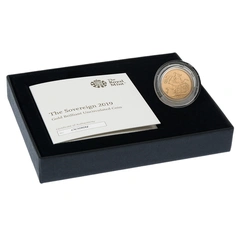 2019 Gold Sovereign Coin Brilliant Uncirculated Boxed