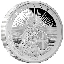 2025 Britannia 2oz Silver Proof Coin Boxed