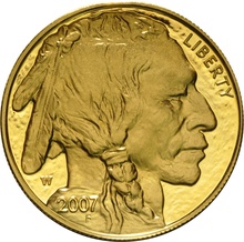 2007 Reverse Proof American Buffalo Gold Coin 1oz