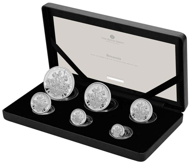 2023 Proof Silver Britannia 6 Coin Set Boxed