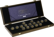 1900-1915 Gold Half Sovereign Collection Boxed
