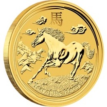 2014 Year of the Horse Gold Coin 1/2oz Perth Mint Australian Lunar Series