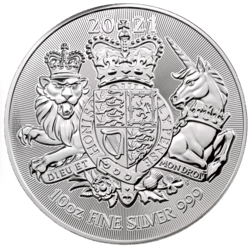 2021 10oz Silver Royal Arms Coin
