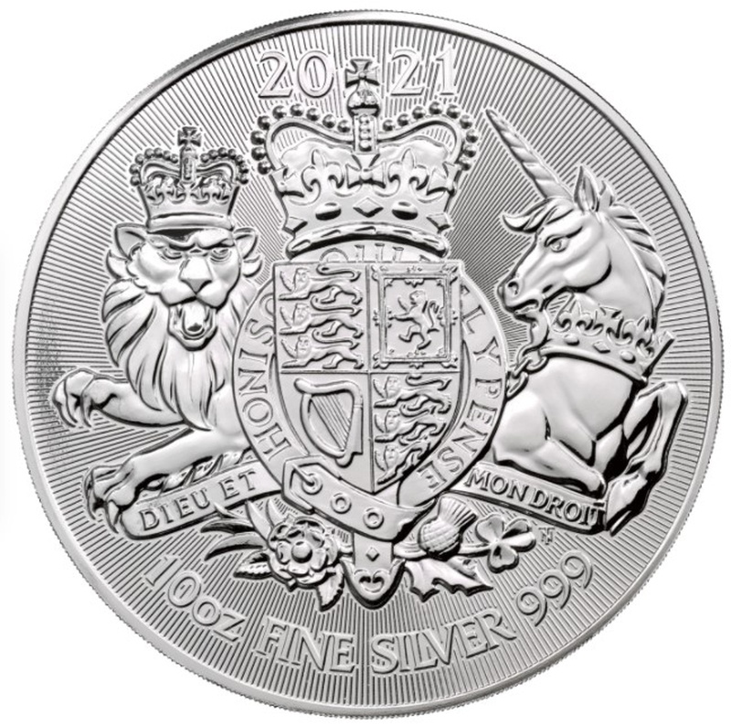 2021 Royal Arms Silver Coin 10oz