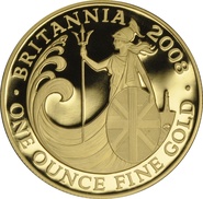 2008 One Ounce Proof Britannia Gold Coin