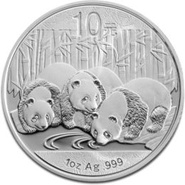 2013 1oz Chinese Panda Silver Coin