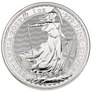 2023 1oz Silver Britannia Coin Queen Elizabeth II