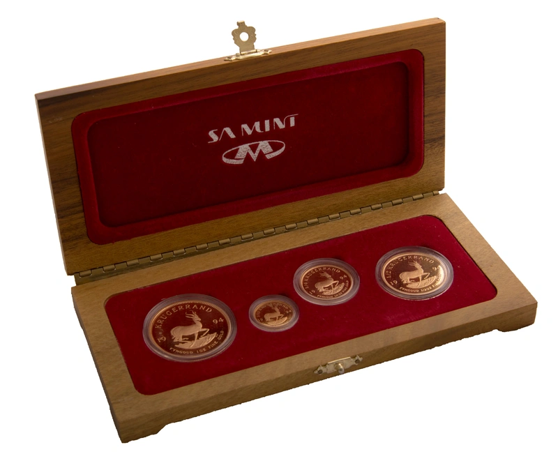 1994 Proof Krugerrand Gold 4 Coin Set Boxed