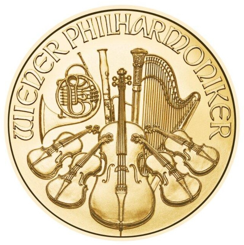 2023 1/25oz Austrian Gold Philharmonic Coin