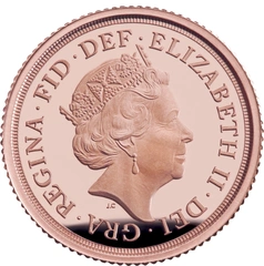 2020 Proof Gold Half Sovereign Elizabeth II Fifth Head