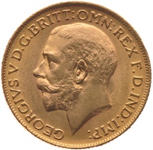 1912 Gold Sovereign - King George V - P
