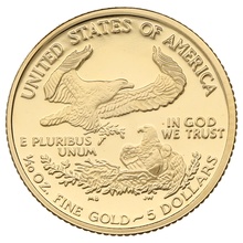 2002 Proof 1/10oz American Eagle Gold Coin Boxed