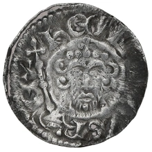 1199-1216 King John Silver Penny Hammered Rauf on London