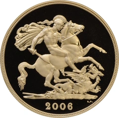 2006 Proof Gold £5 Coin Quintuple Sovereign