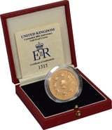 1993 Proof £5 Gold Crown Coin 40th Anniversary of the Coronation Boxed