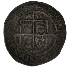 1569 Silver Sixpence Coin Queen Elizabeth I Hammered Coronet