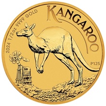 2024 1/2oz Australian Kangaroo Gold Nugget Coin