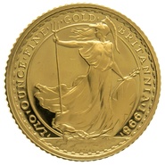 1998 Tenth Ounce Proof Britannia Gold Coin