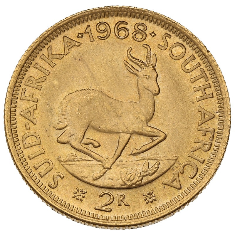 1968 2R 2 Rand coin South Africa