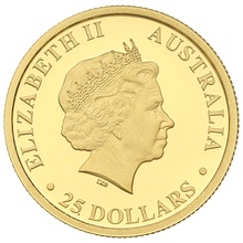 2018 1/4oz Australian Kangaroo Gold Nugget Coin Boxed